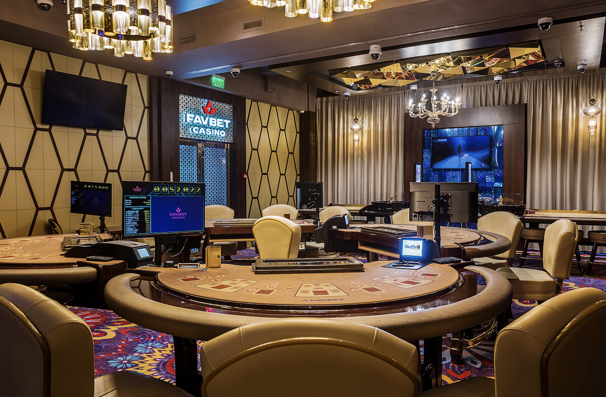 Casino-geïnspireerde lounge